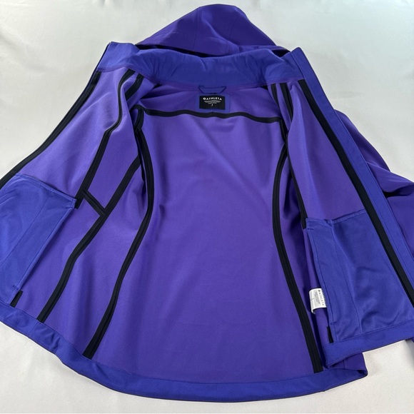 Athleta Glacier Soft Shell Jacket Women’s Small Purple Hooded Activewear EUC - Picture 8 of 9